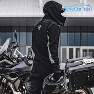 เสื้อแจ็กเก็ตกันฝนสะท้อนแสงชุดกันฝนมอเตอไซค์ SULAITE + กางเกงกันฝน W/ที่คลุมรองเท้า