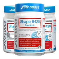 Life Space Shape B420 Probiotic ไลฟ์สเปซ โปรไบโอติก 60Caps แพคคู่