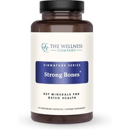The Wellness Company Strong Bones | 60 Capsules (1-Month Supply) | Made with Key Minerals to Help Bu