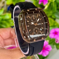 fossil date and time fashion girl watch with gift box