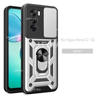 Oppo Reno 12 5G Oppo Reno 12 Pro Oppo Reno 12F Case Robot Ringstand Slide Kamera Oppo Reno 12 5G Opp