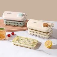 Creative Press Cabin Ice Tray Box Household Ice Box with Lid Ice Cube Ice Cube Box Double-layer Ice 