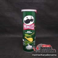 MAKANAN RINGAN SNACK PRINGLES POTATO CHIPS SALT & SEAWEED 102GR