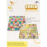 Baby Mattress Foldable Carpet Baby Playmat Cheerful Cute Animation Motif 180cm x 200cm (Random Motif