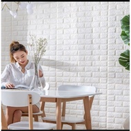 3D Brick Foam Wallpaper 70cmx77cm 70 x 77 cm Batik Foam Wallpaper