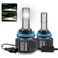 2 Pieces 12LED Headlight H1 H3 H4 H7 H8 H9 H11 Low Beam High Beam Car Bulb Super Bright HB3 9005 HB4