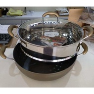Amway Nutrilite Chefology Swiss 30cm Wok with Steamer