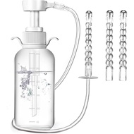 Sistem Pembersihan Faraj 300ml Douche Faraj Tekanan Manual untuk Wanita Douche Dubur Anti Aliran Bal