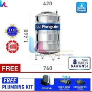 Tangki Air Penguin Stainless Steel TBSK 500, Toren, Tandon, Tanki 500 Liter