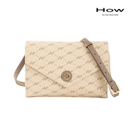 How กระเป๋าสะพาย Crossbody รุ่น HHHO462 - สีครีม