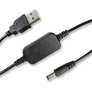 USB Type A/Type-C Connector to 5V-12V  DC5.5x2.5mm Power Adapter Cable for Power Supply