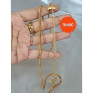 Readystock Goldplated Thali chain kodi 30inch with screw type jewelry (Not 916)