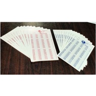 BINGO CARD, TIME CARD, ENDING CARD , PBA CARD , BACK TO BACK ENDING CARD SMALL & BIG