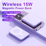 【SG STOCK】20W Magnetic Wireless Power Bank Battery Pack powerbank charger for iPhone 14/13/12