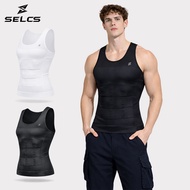 SELCS Men's Compression Shirt/Vest Sports Vest for Men High Elastic Top for Fitness/Running男士運動背心