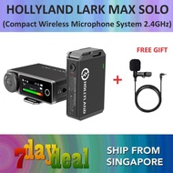 HOLLYLAND LARK MAX Solo - Single Person Wireless Microphone System (2.4 GHz)