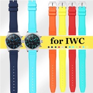 20mm 21mm 22mm Rubber Silicone Watch Strap for IWC PILOT PORTUGIESER PORTOFINO Band Quick Release Sport Bracelet