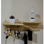 GANTUNGAN Wall shelf organizer key holder key chain, key organizer, key holder key storage holder gu