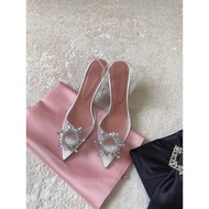Amina7cm Crystal High Heel Heel muaddi