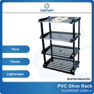 CENTURY 2288A-4 Tier PVC Shoe Rack L46xW30xH70.7cm