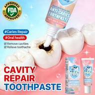 Anti-cavity toothpaste, cavity repair, prevents tooth decay, removes tartar and plaque, deep cleanin