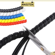 MASSTEK @Johor 1m Spiral Wrap 8mm 10mm Wire Wrap Pipe Protection Nylon Plastic Fishing Rod Folding Bike Wire Cover 22143