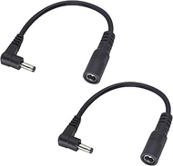 22AWG DC5525 to DC35135 Power Cord DC 90 Degree Right Angle 3.5mm x 1.35mm Male Plug to 5.5mm x 2.5m
