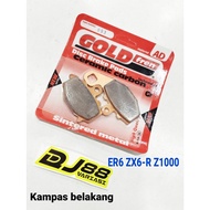 Goldfren ER6 er6n er6f z1000 zx6R AD 093 rear pads