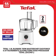 TEFAL DO2461 1.8L BLENDER 700W MASTERCHEF EASYFORCE 6 ATTACHEMENTS 25 FUNCTIONS FOOD PROCESSOR