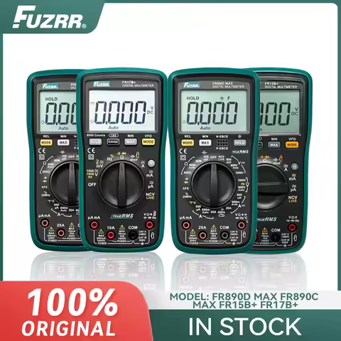 FUZRR FR15B+ FR17B+ High Precision Digital Multimeter FR890C MAX FR890D MAX Portable Maintenance Met