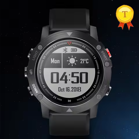 Smart Watch Heart Rate Monitor IP68 Waterproof GPS Tracker Fitness Tracker Sports Smartwatch for Men