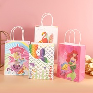 Ready Stock Korean Version ins Cartoon Elf Flamingo Mermaid Tail Fairy Tale Gift Bag Paper Bag Wholesale
