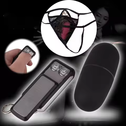 G-Strings Remote Jump egg vibrator Thongs Leopard Women's Panties Underwear Expose buttocks Elegant 