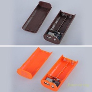 FUN Power Banks Case  Charging Case Housing 18650  Holder with LED Light USB Output Charging Box for