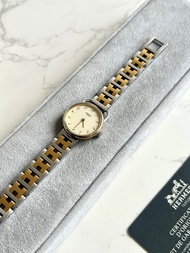 絕版古董錶 Hermes Arceau 二手男女裝金屬錶帶 手錶 腕錶 中古