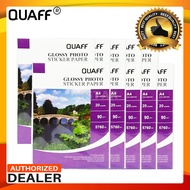 10packs QUAFF Glossy Photo Sticker Paper Size: A4 90GSM