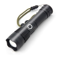 XHP50 LED Aluminium Tactical Flashlight High Lumen 5 Modes Outdoor Torch Light Waterproof Camping Hi