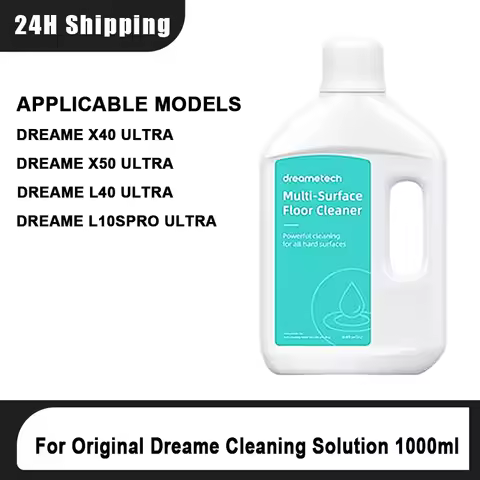 Original Cleaning Solution For Dreame X40 Ultra/X50 Ultra/L40 Ultra/L10sPro Ultra Heat/X30 Ultra/100