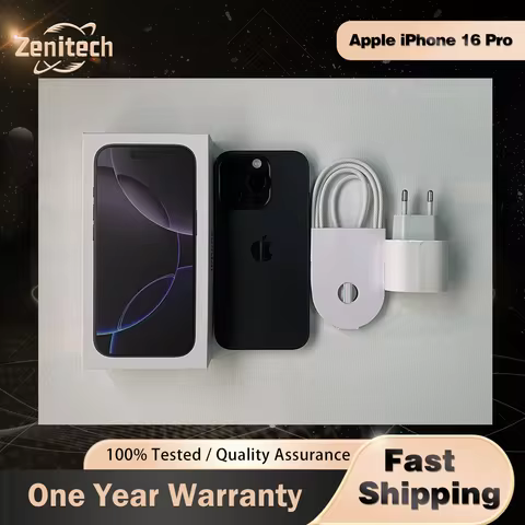 iPhone 16 Pro 6.3" Original Super Retina XDR OLED 128/256/512GB/1TB 8GB Face ID NFC A18Pro 98% New i