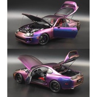 WhelArt 1:18 Toyota Supra RZ MK4 A80 Chameleon Paint with Engine Display & BBS LM Wheels Set