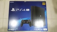 (二手主機)PS4 Pro 1TB 黑色主機CUH-7117B含基本配件 單手把 版本8.52 直購價8900