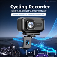 2K Portable Driving Recorder Motorcycle Electric Bike Camera Waterproof WIFI Riding Action Camera