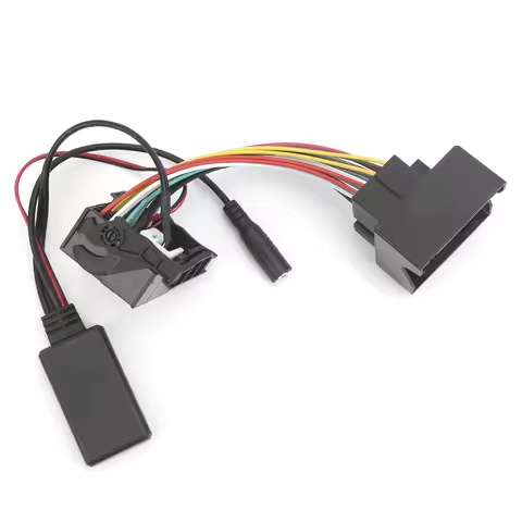 Car Bluetooth 5.0 AUX Adapter with Microphone Cable 150 cm Plug and Play Audio Module for BMW E60 E6