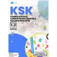 Nalaria Realistic Mathematics Competition KSK Book level 1-2 Edition 2025 Kangaroo Math Competition 