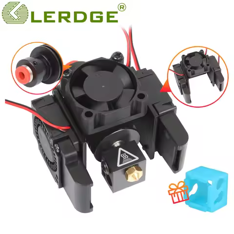 LERDGE E3D V6 Hotend Kit J-head 0.4mm Nozzle volcano 12V 24V Cooler Fan NTC100K for Bowden BMG Titan