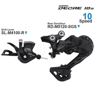 SHIMANO DEORE 10 speed Groupset include M4100 Shifter SL-M4100-R and M5120 Rear Derailleur RD-M5120-
