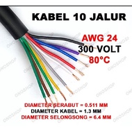 Cable content 10 cable lines awg 24