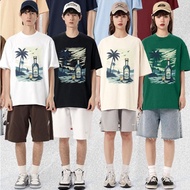 Tequila Tide Vintage Tee-Vintage White-Regular-Swatch--Model---L T Shirt T-shirts for Men Couple Gra