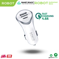 ROBOT Car Charger 3 Port Fast Charging Car Type C Micro Adapter Car Charger RT-C08 Car Charger USB &