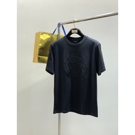 T-shirt Versace 2026 untuk lelaki dan wanita, baju-T bercorak lengan pendek, baju-T kasual, baju-T k